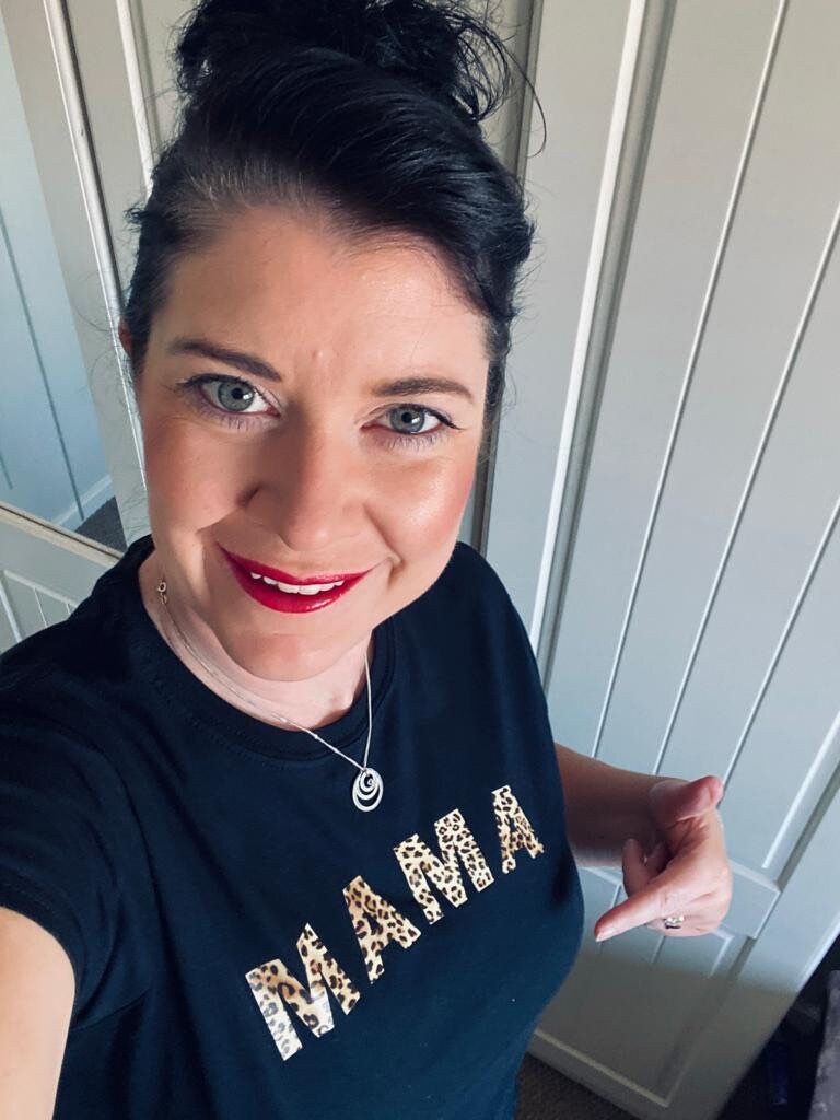Mama T-shirt, Leopard Mama T-shirt, Mama Slogan,