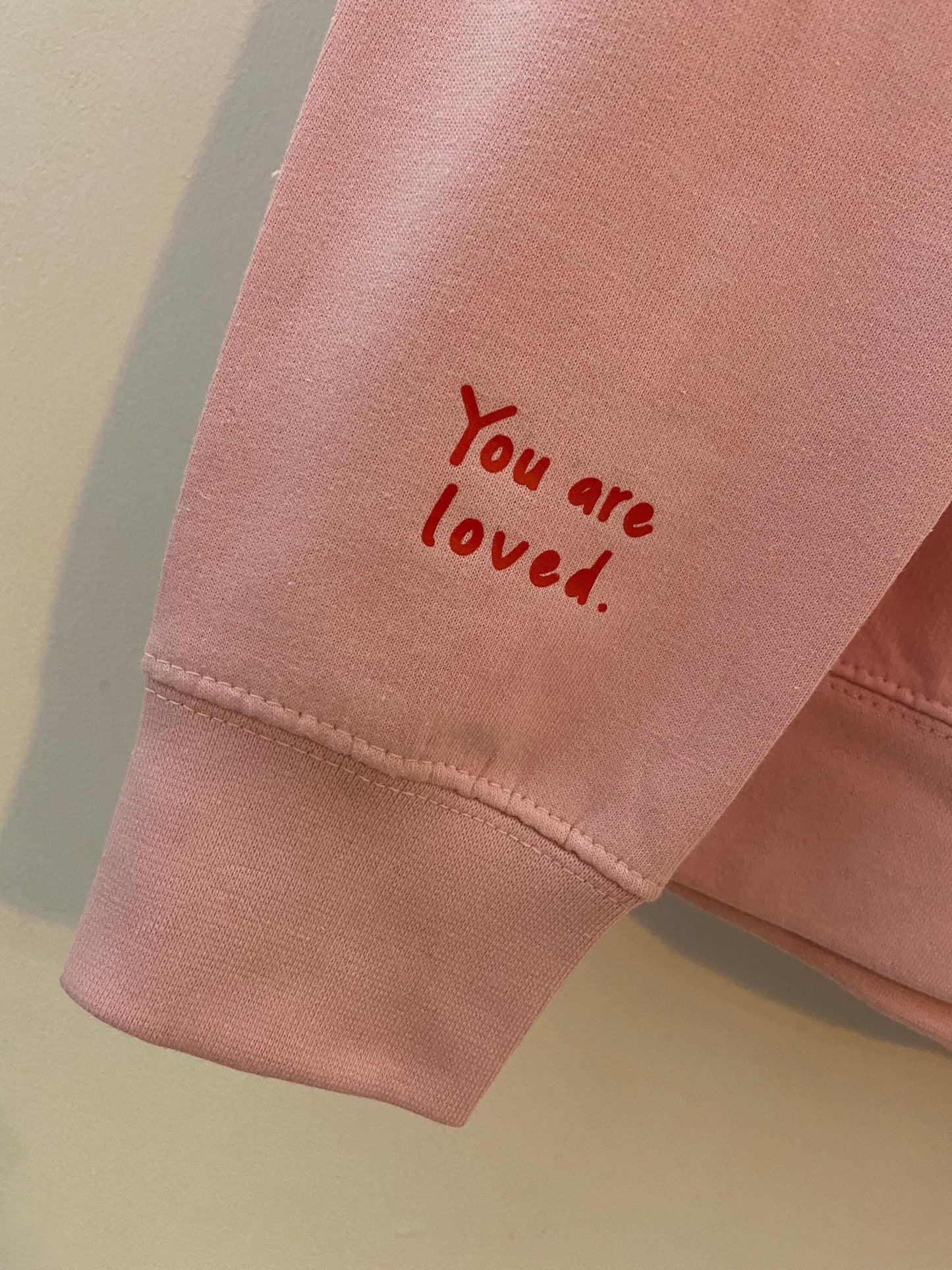 Love Sweatshirt | Personalised Message Sweatshirt |Valentines sweatshirt | Mothers Day gift |Womans personalised sweatshirt