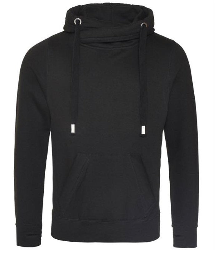 Adults rainbow hoodie | Cowl neck hoodie | Bright rainbow hoodie | Crossover hoodie | adults rainbow | women’s rainbow hoodie