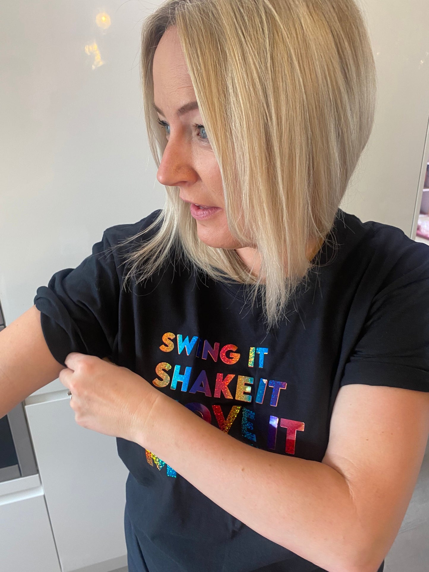 Spice girl lyrics rainbow tshirt or sweater | rainbow print tshirt | spice girls reunion tshirt