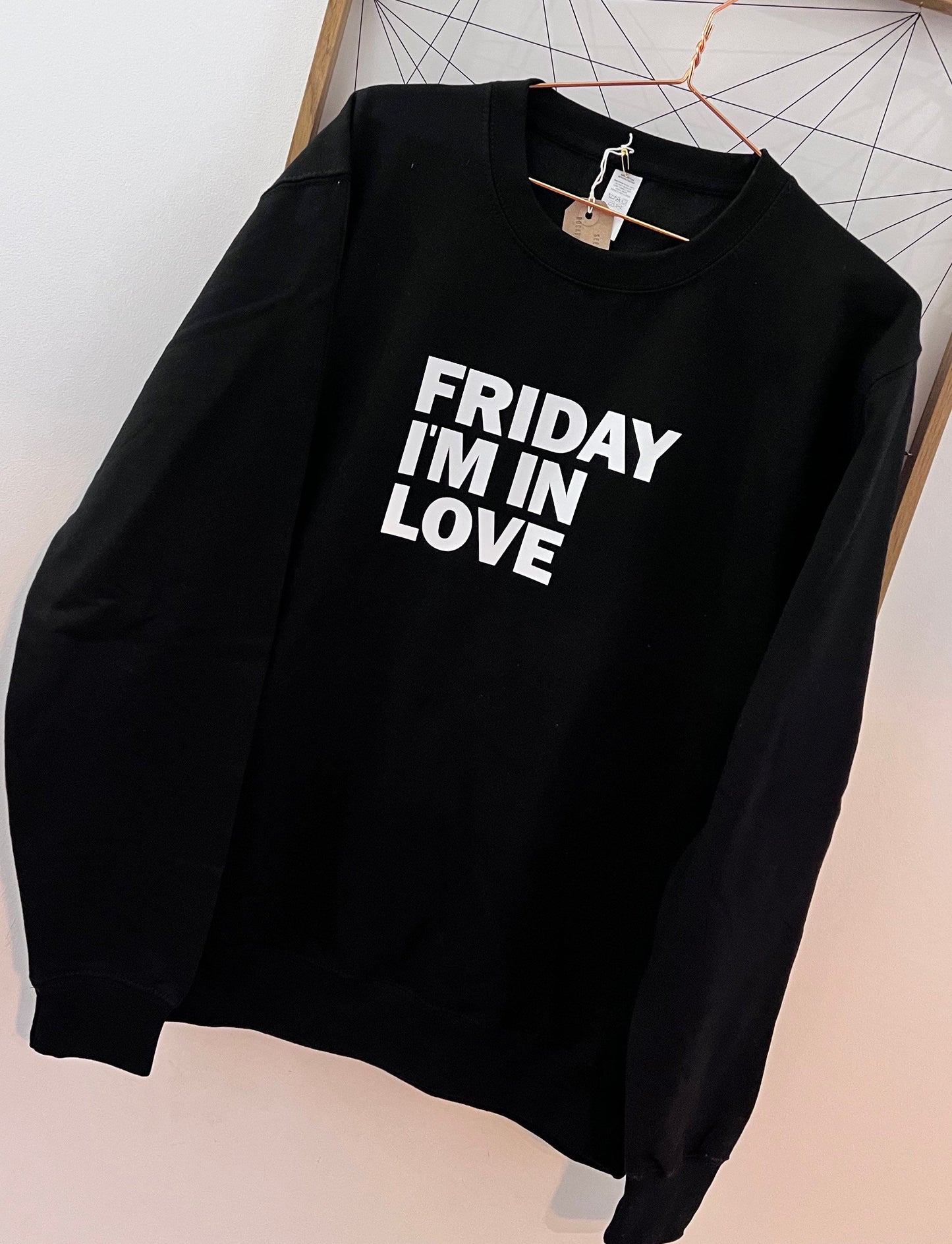 Friday I’m in Love Sweatshirt |Valentines sweatshirt | the cure music lyrics sweater