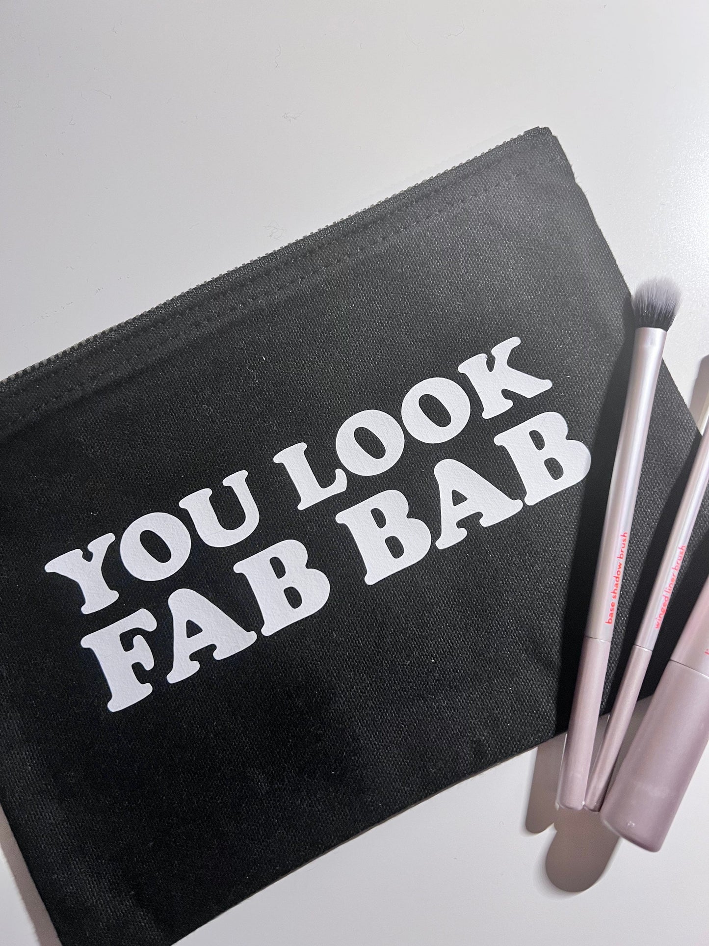 You look fab bab makeup bag/fun slogan makeup bag