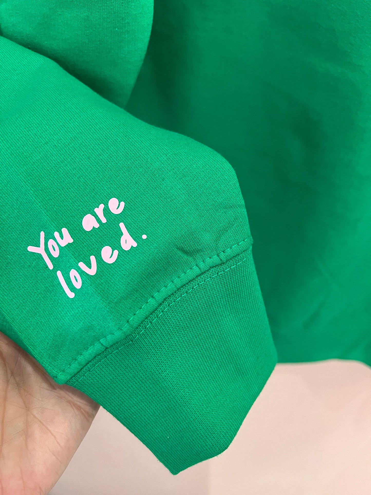Love Sweatshirt | Personalised Message Sweatshirt |Valentines sweatshirt | Mothers Day gift |Womans personalised sweatshirt
