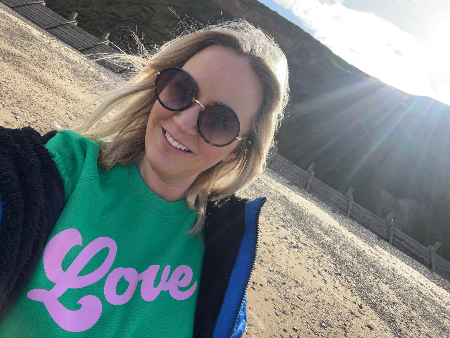 Love Sweatshirt | Personalised Message Sweatshirt |Valentines sweatshirt | Mothers Day gift |Womans personalised sweatshirt