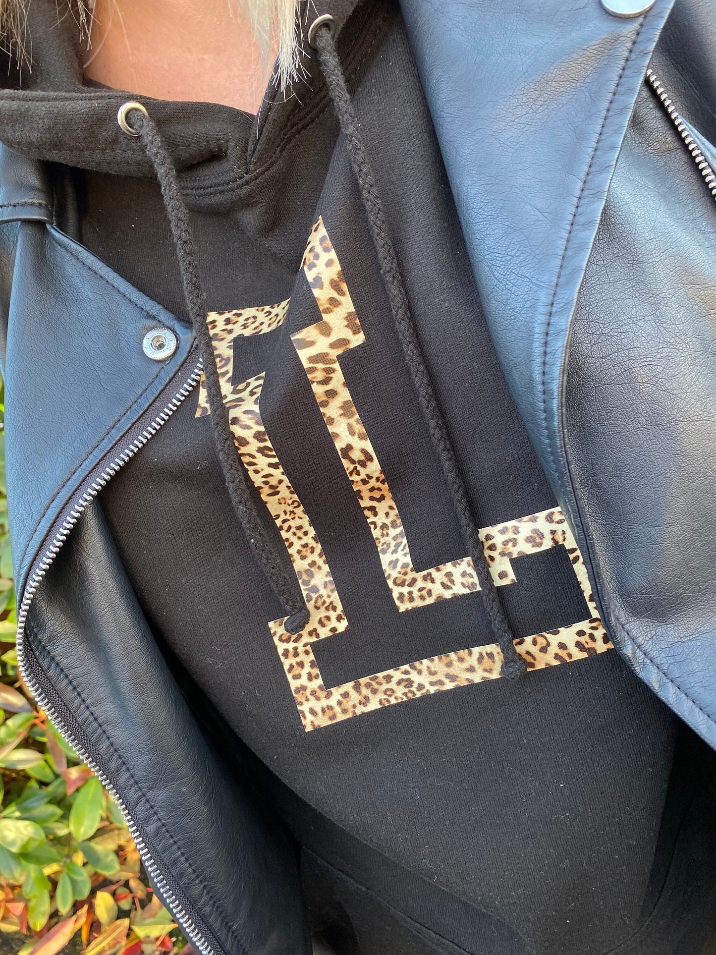 Adults personalised initial hoodie