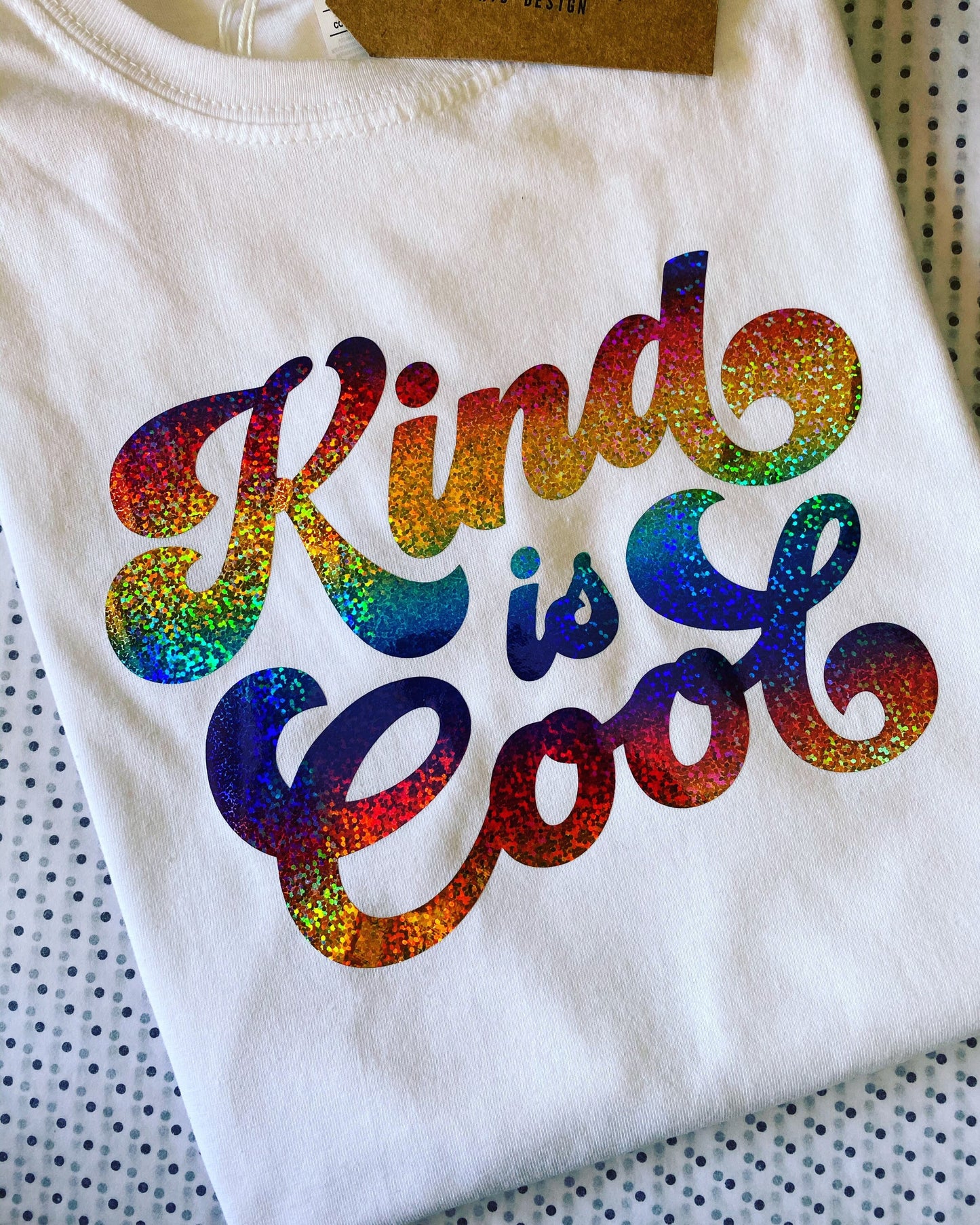 Women’s Kind Is Cool T-Shirt, Kind Is Cool T-Shirt, Kind Is Cool, Positive Message T-Shirt, Rainbow T-Shirt