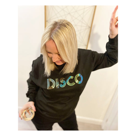 Disco Sweater | Disco Sweatshirt | Disco Jumper | Disco |Womans Disco sweatshirt