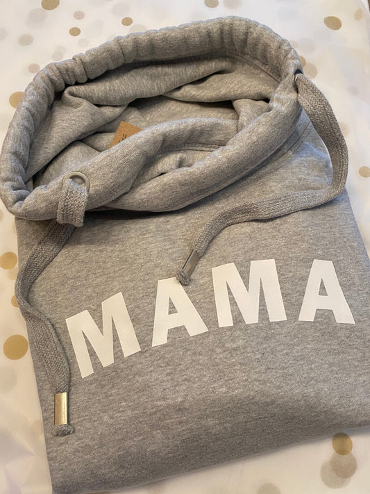 Mama hoodie | Cowl neck mama hoodie | Mama gift | Mother’s Day gift | Mother’s Day hoodie