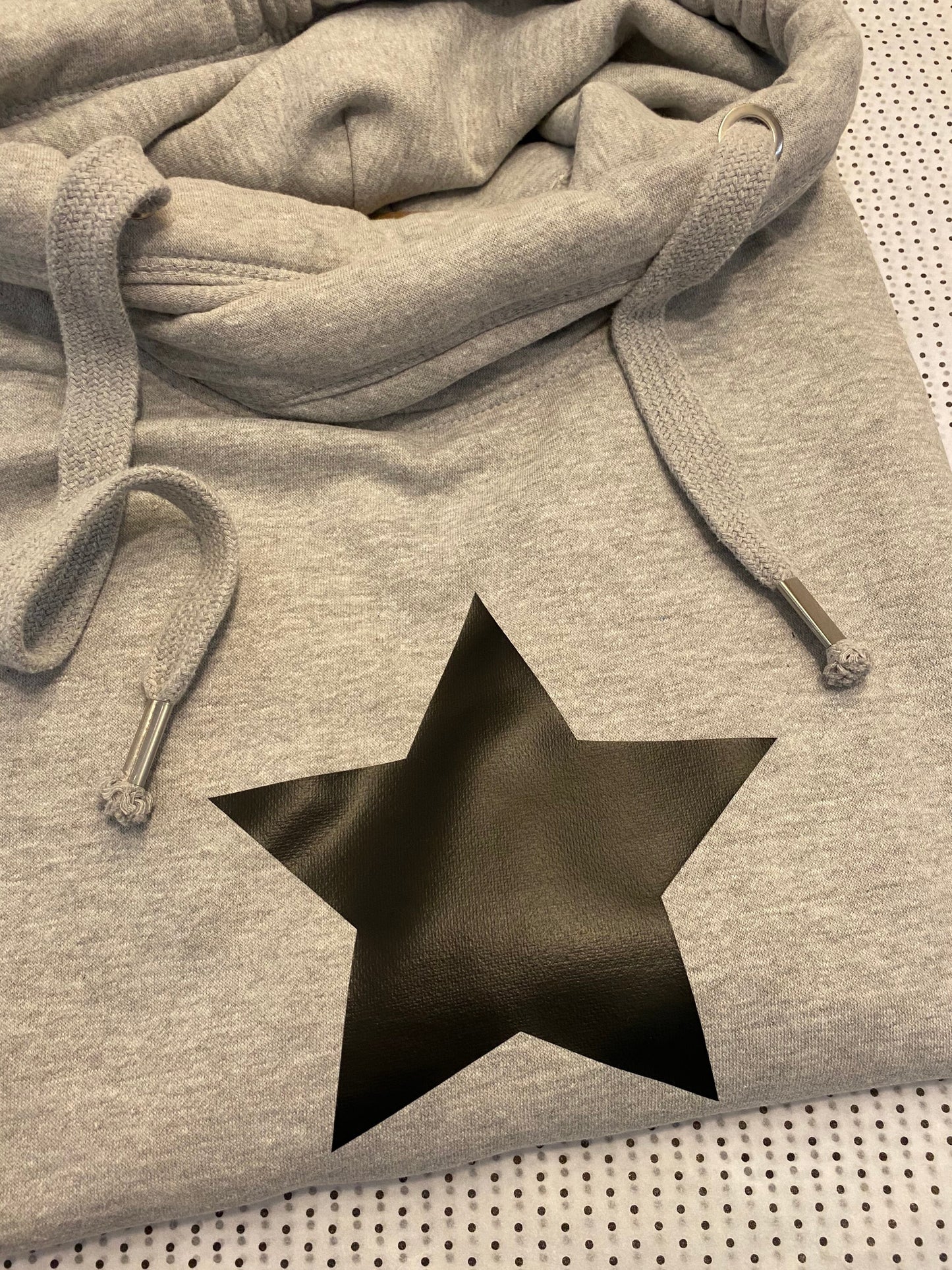 Adults star hoodie | Cowl neck hoodie | Choose your star colour hoodie | Star hoodie | Crossover Hoodie | Star Hoodie | Leopard Star Hoodie