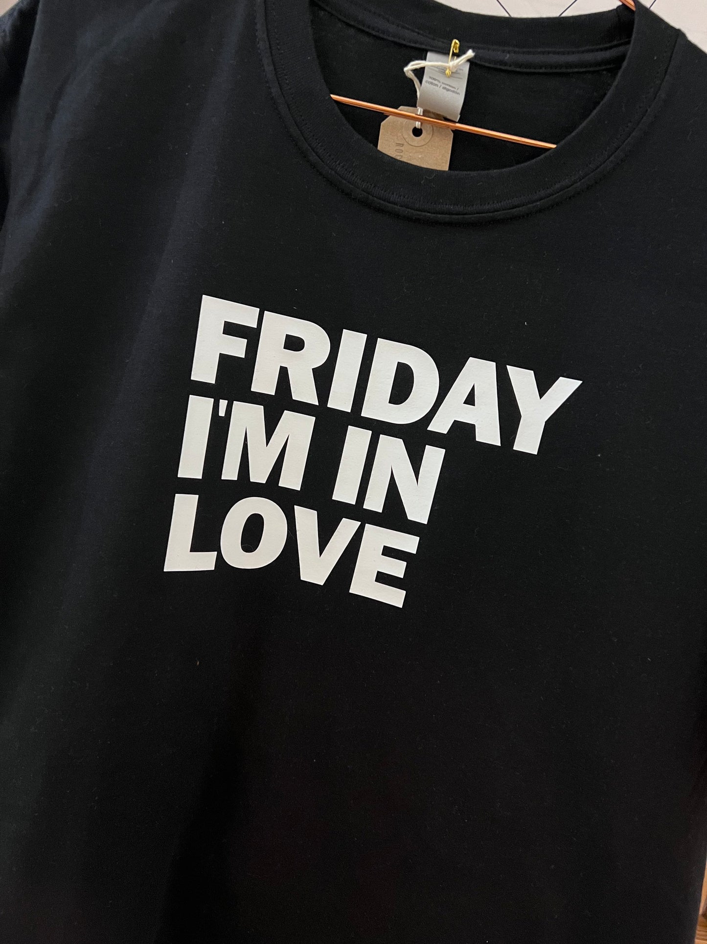 Friday I’m in love t-shirt | The Cure lyrics | Valentines t-shirt