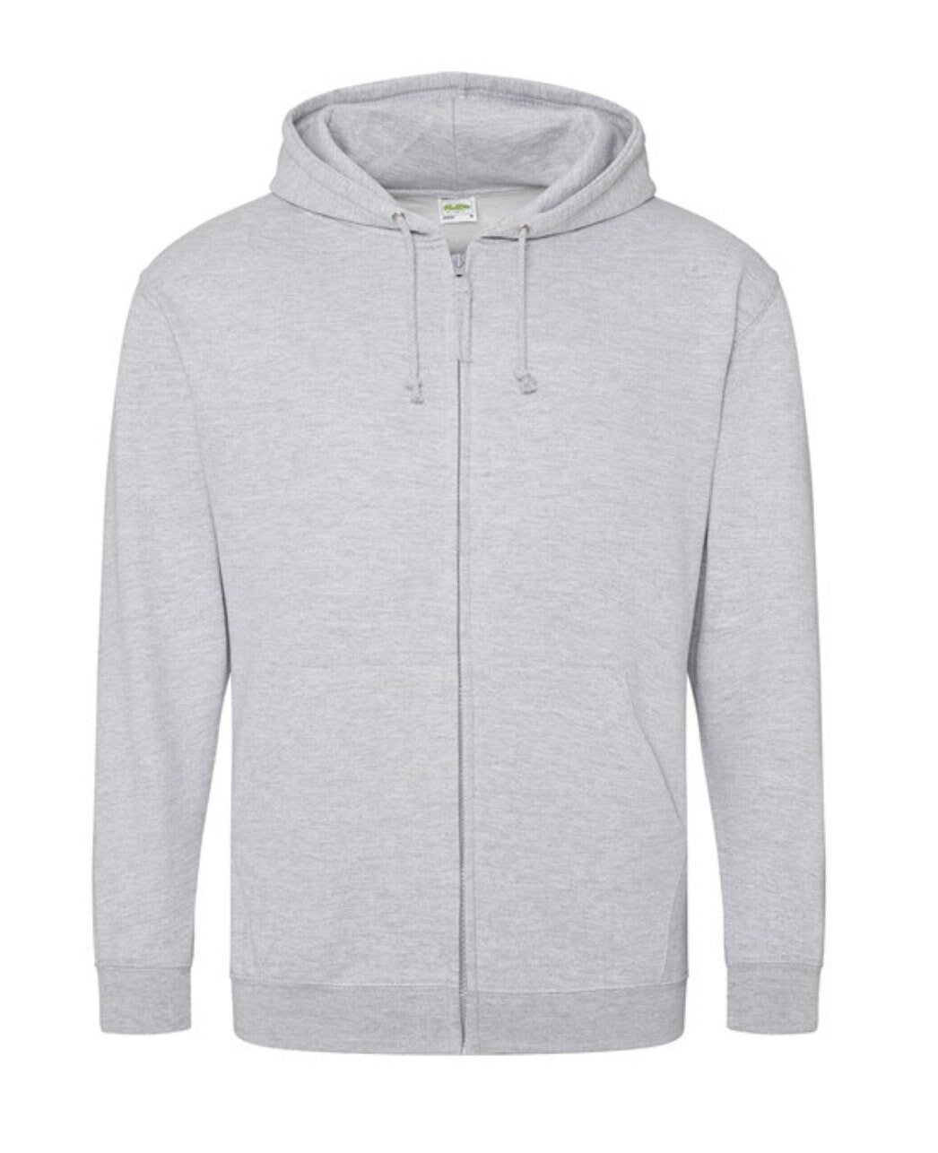 Have a nice day grey hoodie with zip | slogan hoodie | hoodie with words on the back |