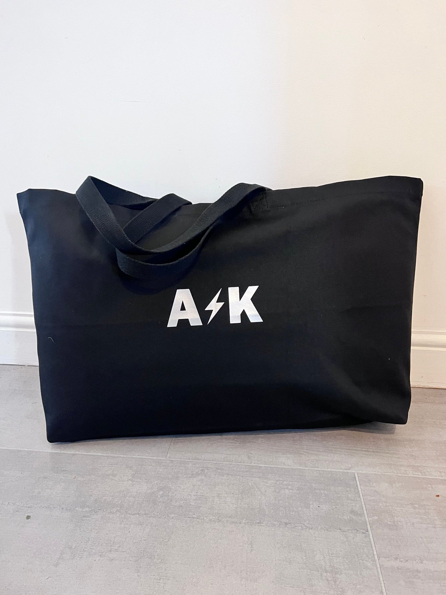 Personalised oversized  Tote Bag | Tote Bag | Personalised Gift |Initial tote bag | oversized tote bag