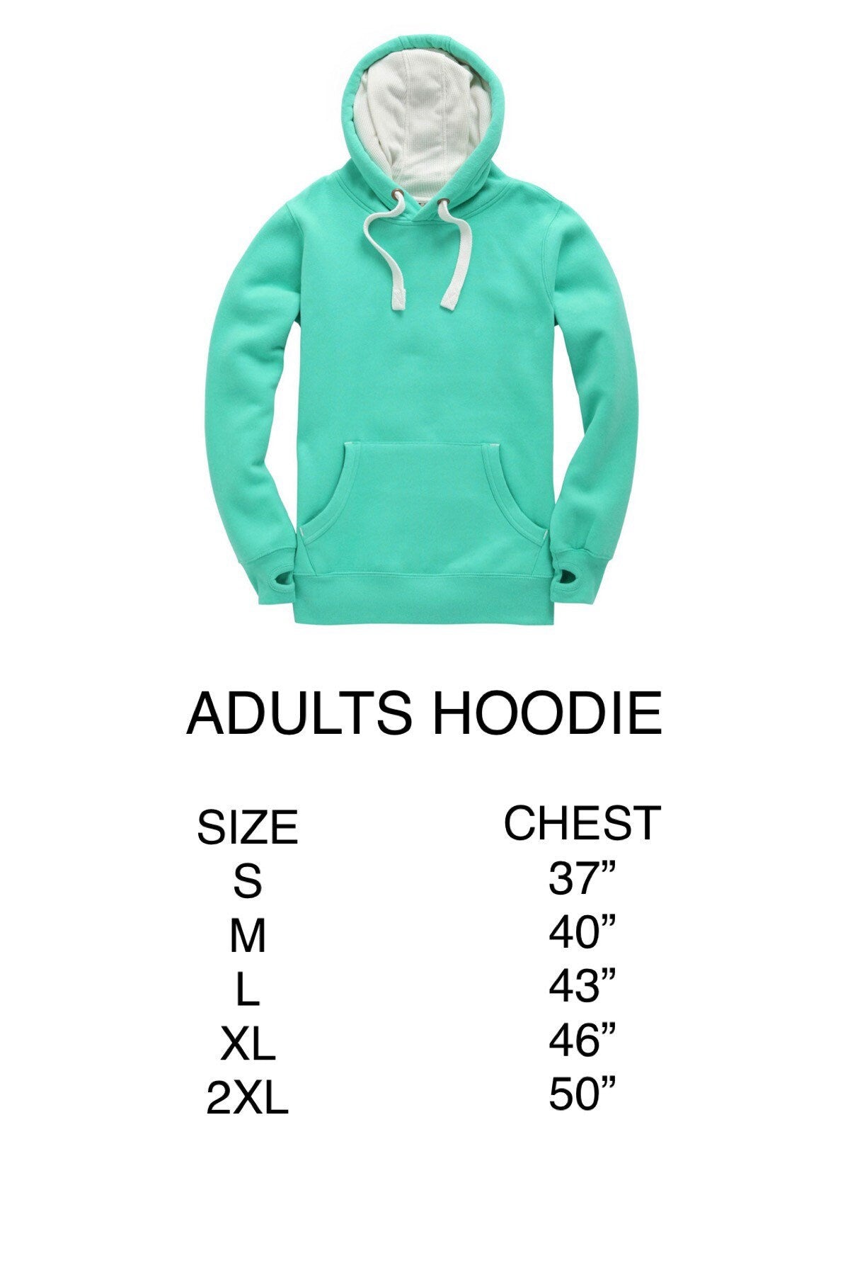 Adults Chunky Hoodie with Lightening Bolt | Hoodie with thumbholes