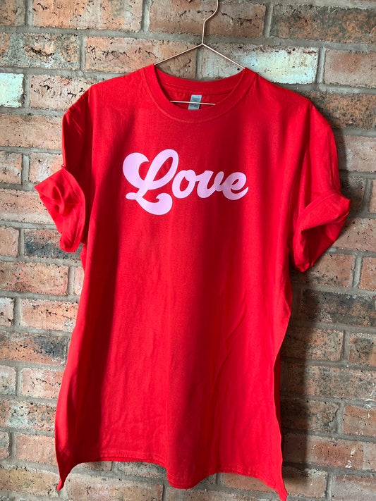 Love slogan T-Shirt with personalised message | Mothers Day Gift