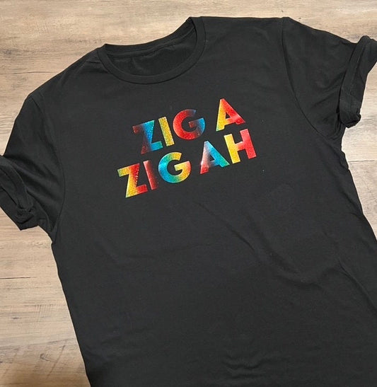 Zig A Zig Ah |Spice girl lyrics rainbow tshirt or sweater | rainbow print tshirt | spice girls reunion tshirt