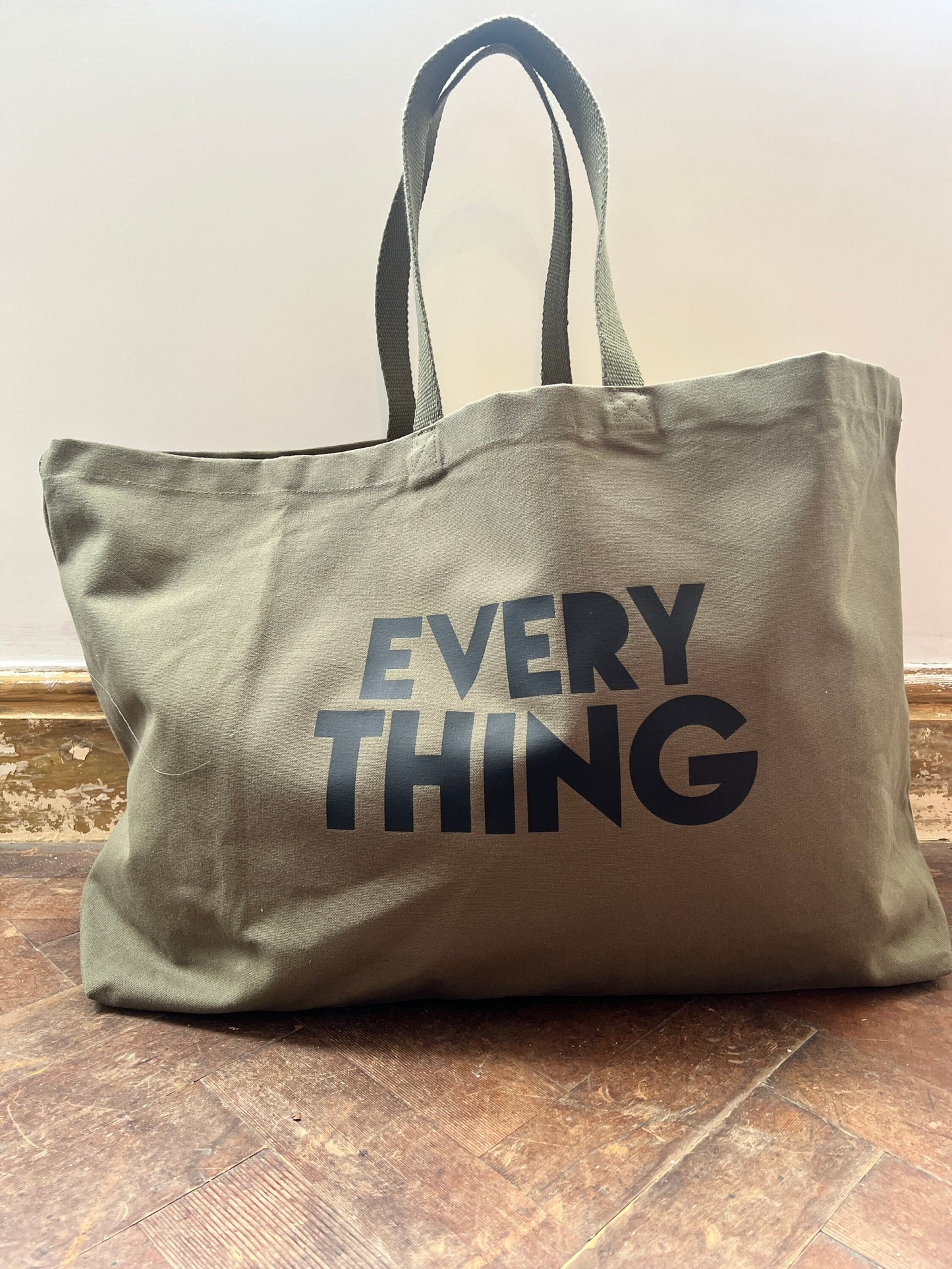 Everything really big tote bag | choose your print colour | oversized tote bag | weekender bag