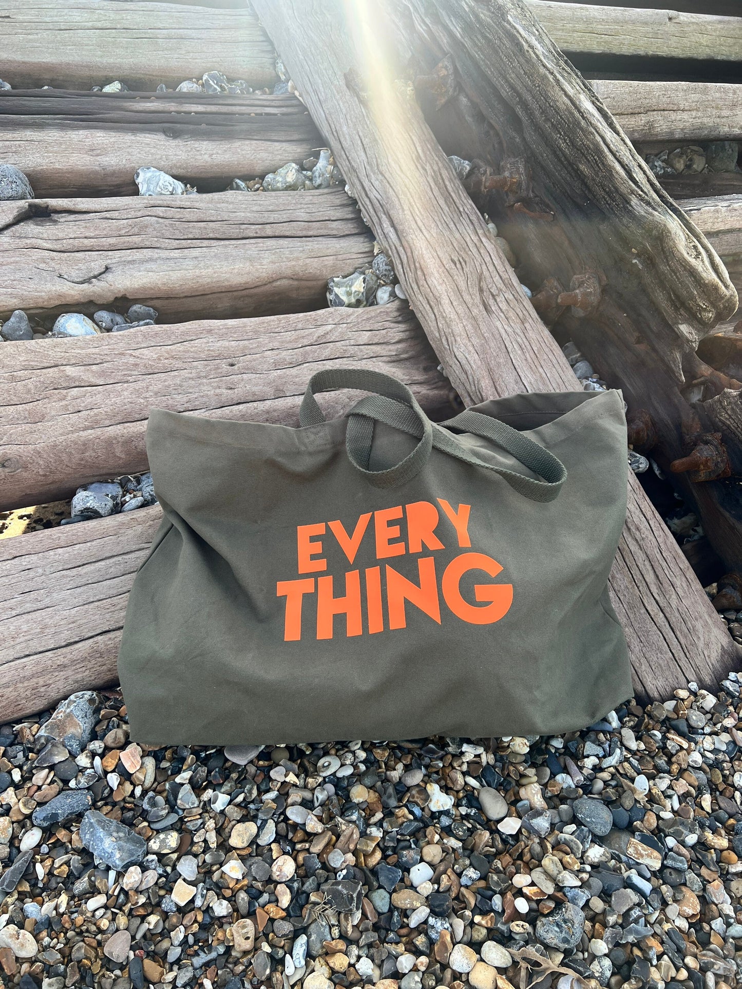 Everything really big tote bag | choose your print colour | oversized tote bag | weekender bag