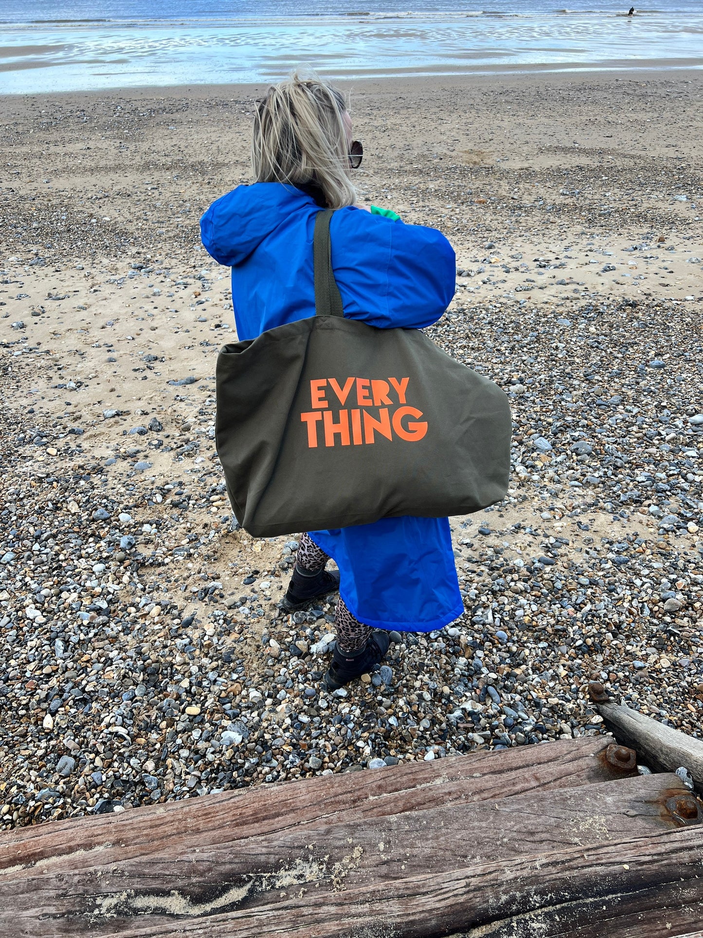 Everything really big tote bag | choose your print colour | oversized tote bag | weekender bag